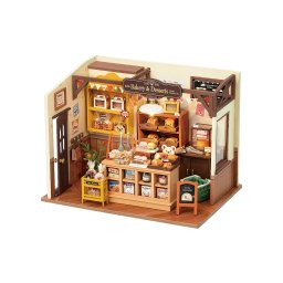 Book Nook, Casuta DIY, Patiseria lui Becky, 141 piese