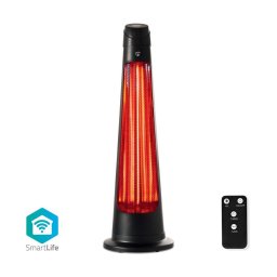 Element de încălzire de exterior Nedis HTPA21BKW SmartLife 600/1200W/230V Wi-Fi Tuya IP24