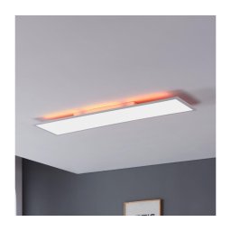 Plafonieră LED RGBW dimabilă Eglo 98767 SALOBRENA-B LED/32,5W/230V 120x30 cm + telecomandă