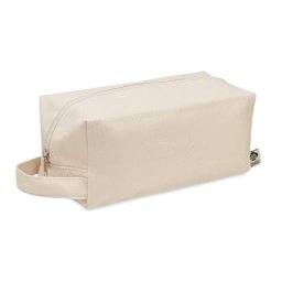Geanta cosmetice, Everestus, 42FEB232105, 24.5x11x11.5 cm, Bumbac, Bej