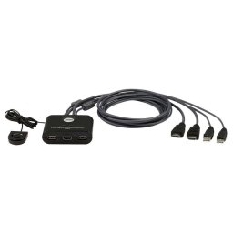 Switch KVM Aten CS22HF 2-Port USB FHD HDMI Cable KVM Switch