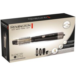 Perie cu aer cald Blow Dry&Style AS7500 1000W 2 viteze 2 trepte temperatura Invelis Ceramic Negru