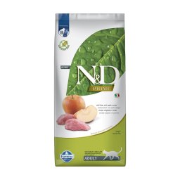 N&D Grain Free Boar & Apple Adult Cat 10 kg Sac hrana pisici, cu mistret si mar