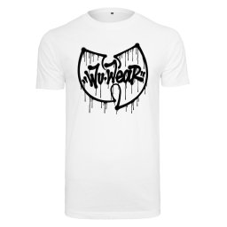 Wu Wear Dripping Logo Tee white