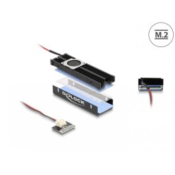 Heat sink cu ventilator pentru M.2 SSD 2280, Delock 18451
