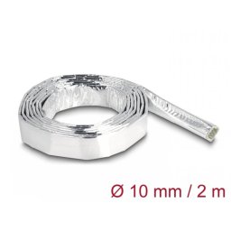 Organizator cabluri/manson din fibra de sticla si aluminiu 2m x 10mm, Delock 19001
