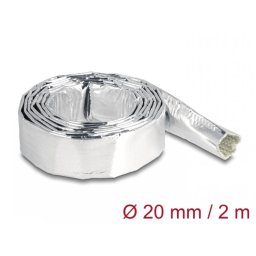 Organizator cabluri/manson din fibra de sticla si aluminiu 2m x 20mm, Delock 19004