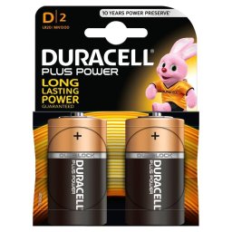 Duracell Plus Power 2x D