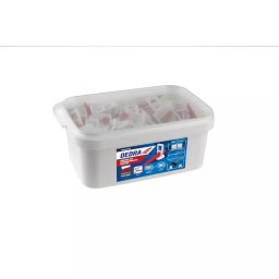 Set de nivelare a plăcilor 150clipuri+50pene intr-o găleată de 3L