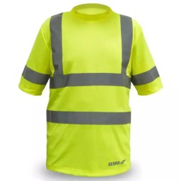 Tricou bărbătesc t-shirt reflectorizant galben, mărime S