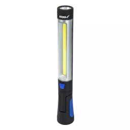 Lanterna reincarcabila 3W COB LED + 3W LED, alimentator USB pentru 230V si 12V