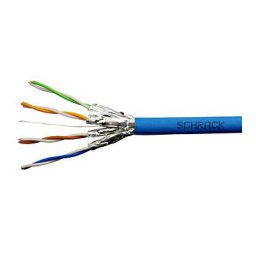 Cablu Schrack U/FTP Cat.6a, HSKF423HB5, 4x2xAWG23/1, 500m, LS0H, Dca, albastru