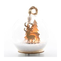 Decorațiune LED de Crăciun Retlux LED/3xLR44 sticlă/lemn