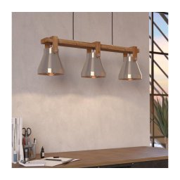 Lustră pe cablu CAWTON Eglo 43952 3xE27/40W/230V