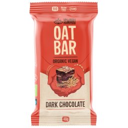 Baton energizant BIO din ovaz si ciocolata neagra Iswari