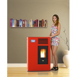 Semineu pe peleti 8 kW Prity PLS Red,