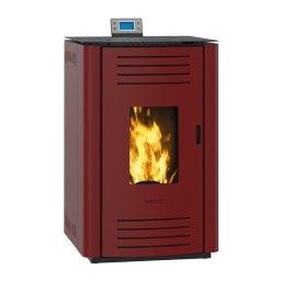 Termosemineu pe peleti, Prity PLW11, 13kW, echipata cu pompa de circulatie, automatizare, tiraj fortat, suprafata pana la 130 metri patrati, Bordo
