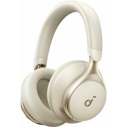 Casti wireless Over-Ear Anker Soundcore Space One, Adaptive Active Noise Cancelling, LDAC Hi-Res, Bluetooth 5.3 Alb