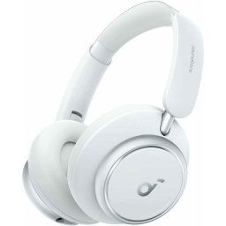 Casti Wireless Over-Ear Anker Soundcore Space Q45, Adaptive Active Noise Cancelling, LDCA Hi-Res, Bluetooth 5.3, Alb