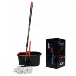 Set curatenie LODOS 14 litri cu mop rotativ - black