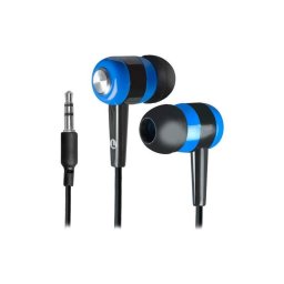 Casti audio Basic 616, in-ear, microfon, Negru/Albastru