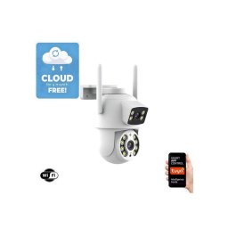 Immax NEO 07783L - Cameră smart exterioră DOUBLE 355° P/T 2x2MP IP65 Wi-Fi Tuya
