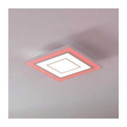Plafonieră RGBW dimabilă Eglo 900959 ALBARCA LED/18W/230V + telecomandă