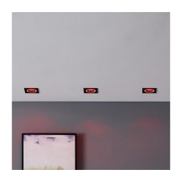 Corp de iluminat LED RGBW încastrat dimabil Eglo 900763 CAROSSO-Z 4,7W/230V negru