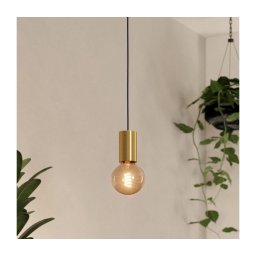 Lustră pe cablu Eglo 900799 POZUETA 1xE27/40W/230V auriu