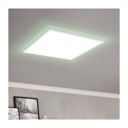 Plafonieră LED RGBW dimabilă Eglo 98766 SALOBRENA-B LED/32,5W/230V 60x60 cm + telecomandă