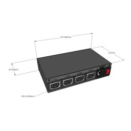 Priza programabila Aviosys IP Power 9658S, server Web integrat, functie Auto-Ping, MQTT