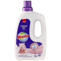 Detergent rufe gel Sano Maxima Baby, 60 spalari, 3L