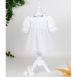 Rochita din muselina alba