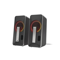 Difuzoare Natec pentru computer 2.0, Genesis Helium 100BT, RGB, Bluetooth