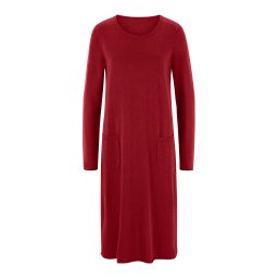 heine Rochie tricotat roşu închis