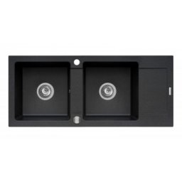 Chiuveta bucatarie Pyramis MIDO 116x50 2B 1D Black 070090801