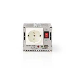 invertor de tensiune 24v-230v 300w nedis