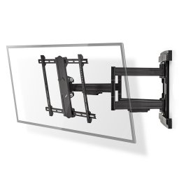 suport tv lcd de perete reglabil, 37-80", max 70 kg, 6 puncte de pivot, nedis