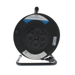 prelungitor cu derulator, cu termosiguranta, 4 prize 50m 1.5mm ip44, well