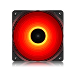 RF120R, Red LED, 1 ventilator de 120 mm, 1300 rpm, Negru
