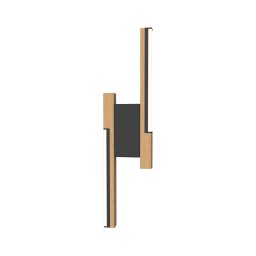 Wofi 4031-206 - Aplica LED de perete dimmabilă PALERMO 11W/230V, lemn de cauciuc