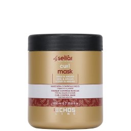 Masca hidratanta cu ulei de argan si miere, pentru par cret ondulat, Echosline Seliar Curl, 1000 ml