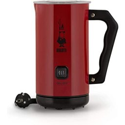 Spumant de lapte Bialetti Electric Milk Frother 4431, 500 W, 150 ml, Rosu