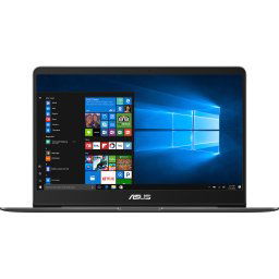 Laptop ASUS ZenBook UX430UA-GV068T cu procesor Intel® Core™ i7-7500U pana la 3.50 GHz, Kaby Lake, 14", Full HD, 8GB, 256GB SSD, Intel® HD Graphics 620, Windows 10, Grey Metal