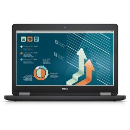 Laptop DELL, LATITUDE E5550, Intel Core i5-5200U, 2.20 GHz, HDD: 128 GB, RAM: 8 GB, video: Intel HD Graphics 5500, webcam, 15.6" LCD