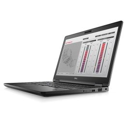 Laptop DELL, PRECISION 3530, HexaCore E-2176M , 2.70 GHz, HDD: 1000 GB, RAM: 32 GB, video: Intel HD Graphics P630, nVIDIA Quadro P600, webcam