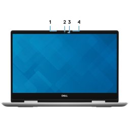 Laptop DELL, INSPIRON 5582, Intel Core i7-8565U, 1.80 GHz, HDD: 256 GB, RAM: 8 GB, webcam