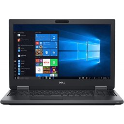 Laptop DELL, PRECISION 7530, Intel Xeon E-2176M , 2.70 GHz, HDD: 1 TB SSD, RAM: 64 GB, video: nVIDIA Quadro P3200, webcam