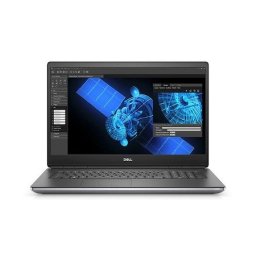 Laptop DELL, PRECISION 7750, Intel Core i7-10850H, 4.80 GHz, HDD: 1 TB SSD, RAM: 64 GB, video: nVIDIA Quadro RTX 3000, webcam, 17.3" FHD