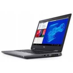Laptop DELL, PRECISION 7530, Intel Core i7-8750H, 2.60 GHz, HDD: 512 GB SSD, RAM: 32 GB, video: nVIDIA Quadro P2000, webcam, 15.6" (FHD), 1920 x 1080